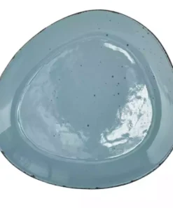 Peill+Putzler Teller dreieckig Siena | 22,5|cm Türkis / Braun