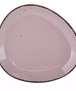 Peill+Putzler Teller dreieckig Siena | 22,5|cm Rosa / Braun