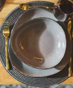 Peill+Putzler Kombiservice, 16-teilig Siena Due | Grau / Dunkelgrau