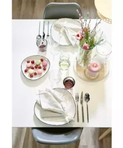 Peill+Putzler Kombiservice, 16-teilig Siena Due | Weiß / Braun