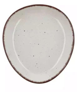 Peill+Putzler Teller dreieckig Siena | 22,5|cm Weiß / Braun