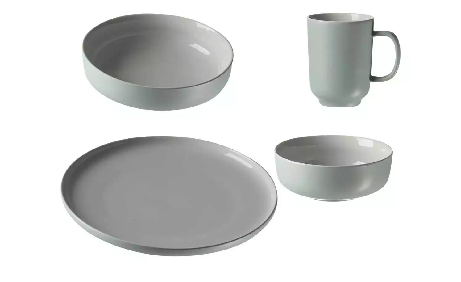 Ritzenhoff & Breker Kombiservice, 16-teilig Jasper | Mint / Weiß – Bild 6