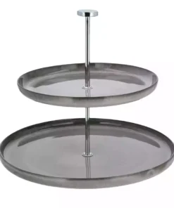 Peill+Putzler Etagere Rimini | Grau / silberfarben