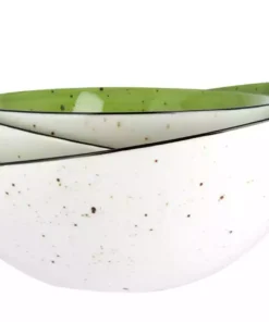 Peill+Putzler Schale M Genua | Grün / Weiß Schale M