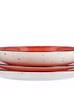 Peill+Putzler Speiseteller Genua | Rot / Weiß Speiseteller