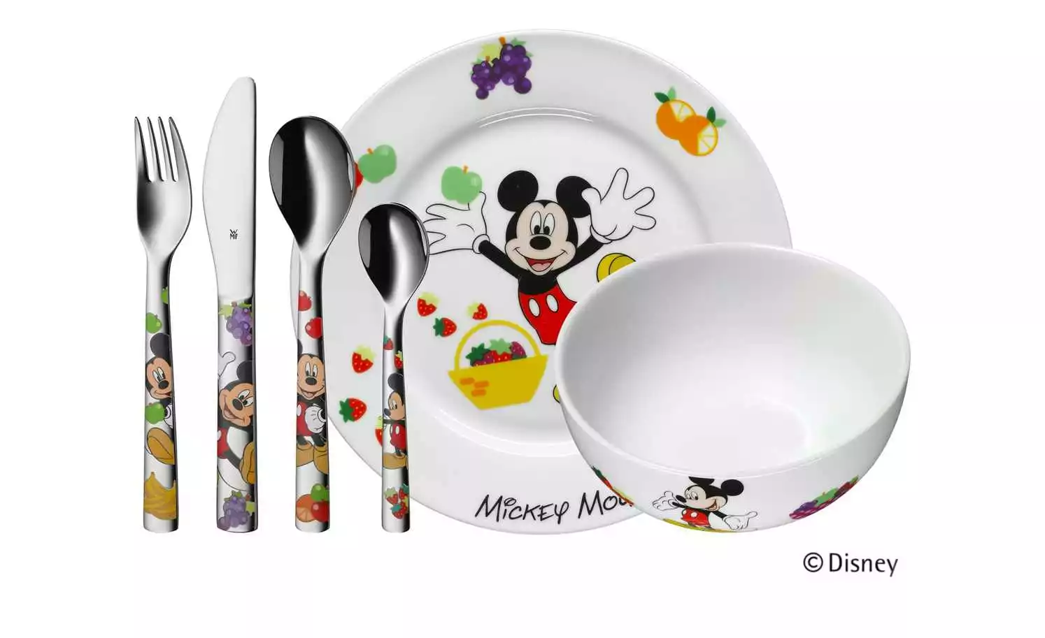 WMF Kindergeschirr, 6-teilig Mickey Mouse