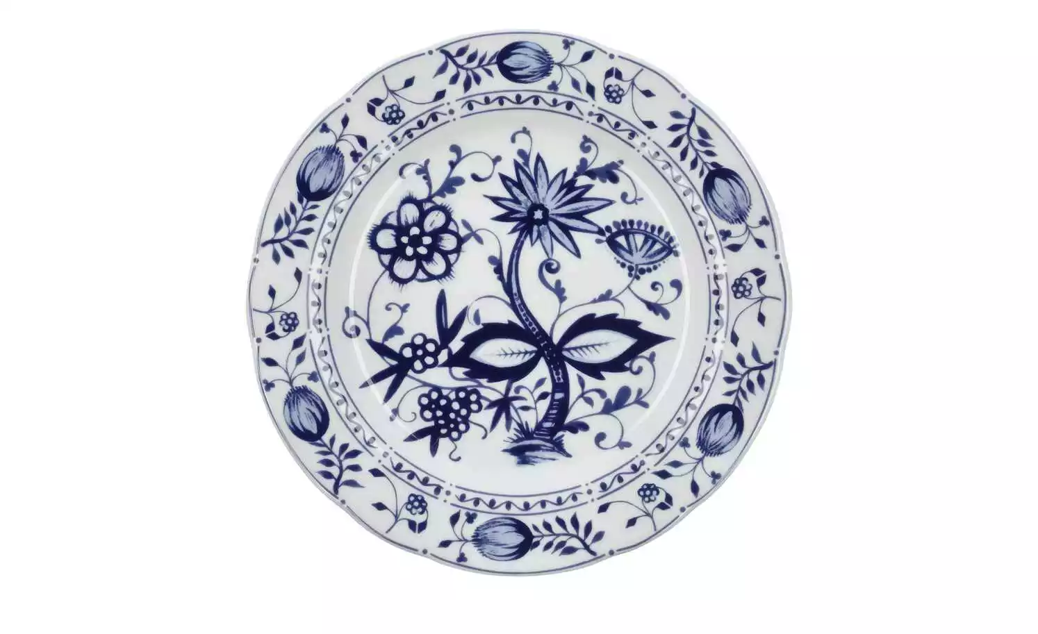 Kahla Speiseteller "Rosella" Zwiebelmuster | Speiseteller Ø 26 cm